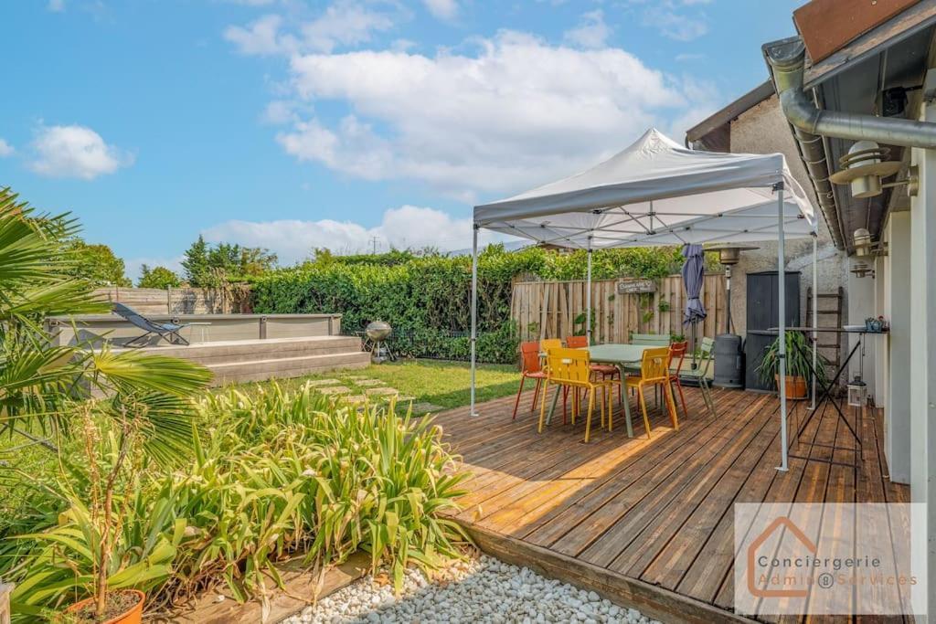 Maison A Lyon Parilly Avec Piscine, Jardin, Parking Prive & Proche Eurexpo Vénissieux Eksteriør bilde