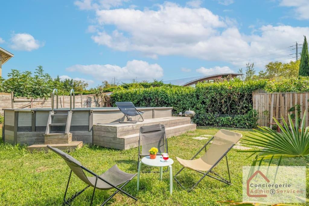 Maison A Lyon Parilly Avec Piscine, Jardin, Parking Prive & Proche Eurexpo Vénissieux Eksteriør bilde