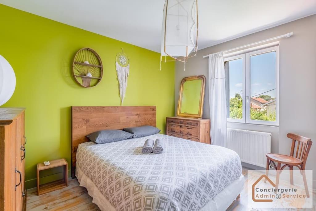 Maison A Lyon Parilly Avec Piscine, Jardin, Parking Prive & Proche Eurexpo Vénissieux Eksteriør bilde