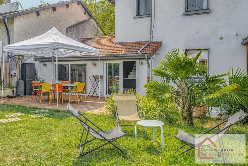 Maison A Lyon Parilly Avec Piscine, Jardin, Parking Prive & Proche Eurexpo Vénissieux Eksteriør bilde